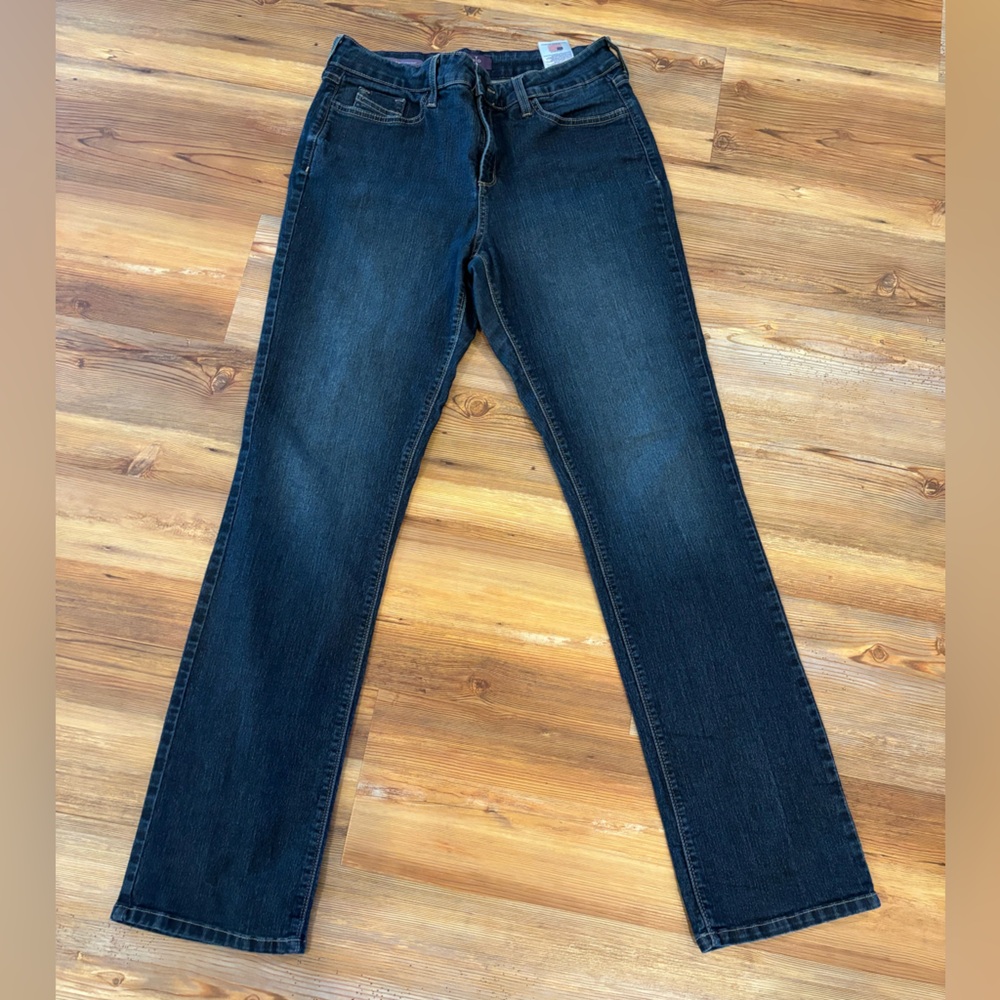 NYDJ Marilyn straight Blue Jeans size 12